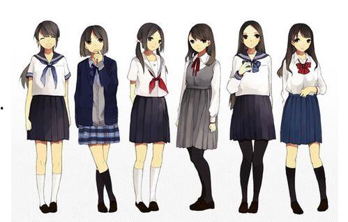 日本动漫女生校服,日本动漫女生校服魅力解析